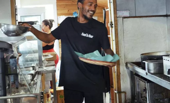 Restaurant, Saint-Denis, Food La Kour