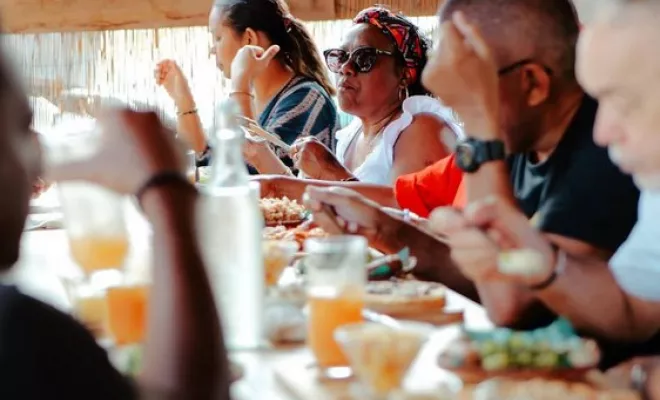 Restaurant, Saint-Denis, Food La Kour